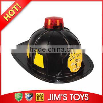 Plastic helmet Fire helmet with light for adult for party or roleplay party