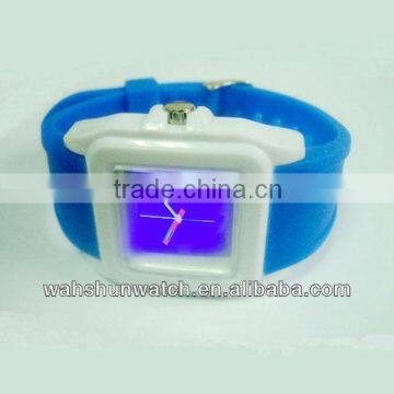 angle blue ecofriendly material OEM square plastic watches