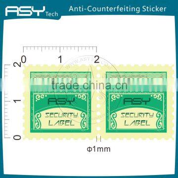 Texture Watermark Fiber Security Label photo-3