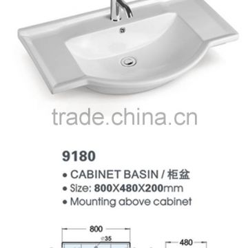 LELIN ceramic cabinet basin bathroom vanities top bathroom basin sink LT-159