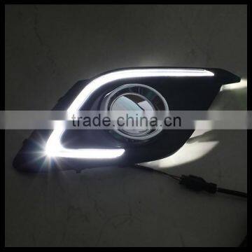 For 2014+ Mazda 3 Axela LED Daytime Running Light Mazda3 DRL Cover Fog Lamp