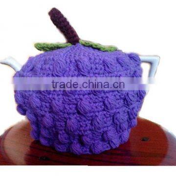 Handicraft coloful Crochet tea cozies for home decoration