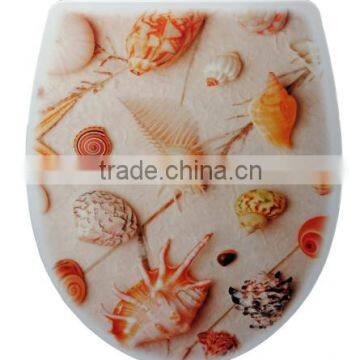 Urea Formaldehyde Toilet With Beautiful Applique Cover photo-3