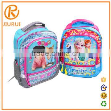 Cartoon Style polyester material childress travel bag, trolley children backpack bag