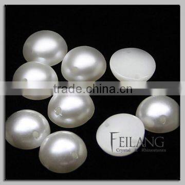 Wholesales Half Round Loose ABS Pearl