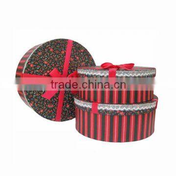 Customized Round shape Paper hat Boxes