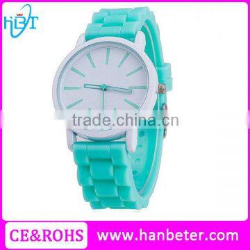 Promotional wholesale watches japan movt geneva silicone japan movement quartz watch sr626sw