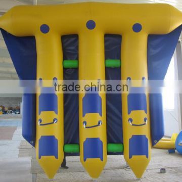 Exciting Inflatable Flying Fish Towable , Lake Inflatables Water Games For Sale,Fly Fish