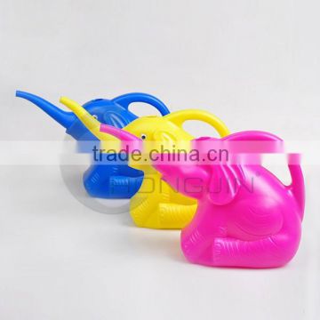 2L Plastic Elephant Shape Gardening Watering Cans for Kids