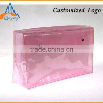 pvc plastic clear bag , lady handbag for commodity store