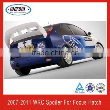 2007-2011 FOR Ford Focus Hatch car WRC spoiler rear wing trunk FRP material
