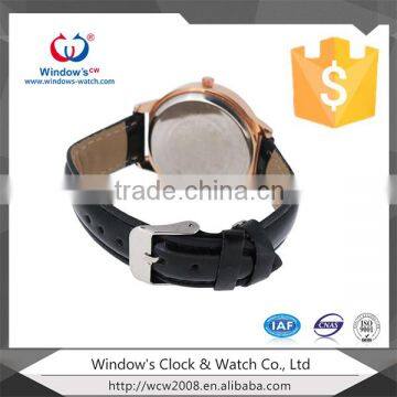China Watch Manufacture Man Leather Strap Watch photo-2