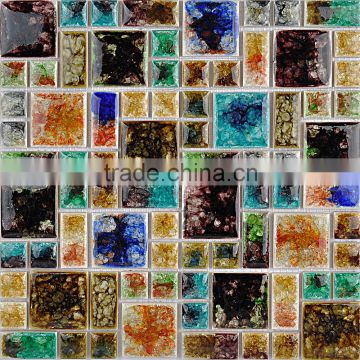 Ice Crack Colorful Ceramic or Porcelain Mosaic Tile