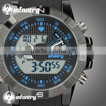 INFANTRY Smart Silicone Band Military Digital Quartz Dual Core Watch
