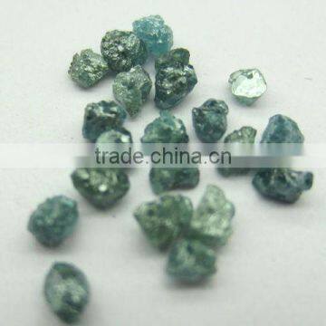 Cheap Price Natural Greenish Blue Rough Diamond Beads Lot