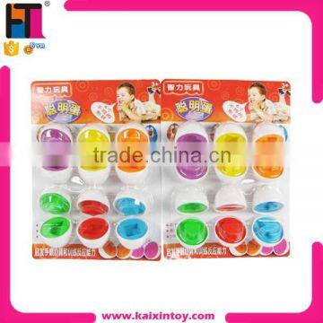 mini 6 color educational toy smart eggs design puzzle game toy