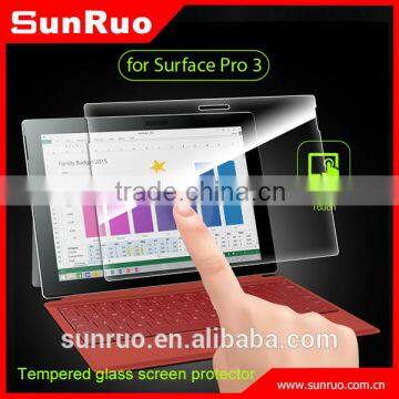 0.3mm 0.4mm laptop screen protector for surface pro3 tempered glass film