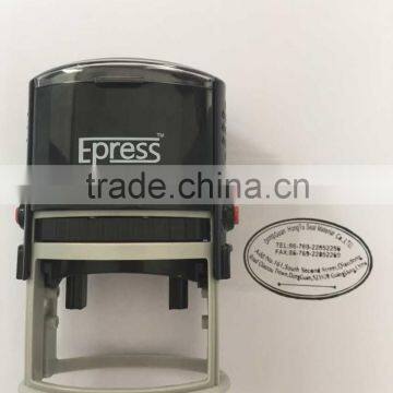self ink stamp 35x55mm oval stamp rubber sheet engraved