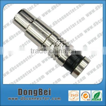 Dongbei compression f connector F to male PAL IEC connector tv jack type connecteur pal