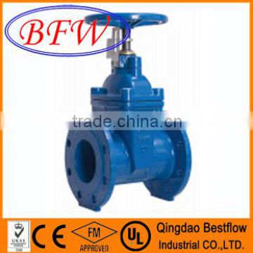 BS5163 Type B PN10/PN16 Non-rising Stem Resilient Seated Gate Valve with Stem Cap