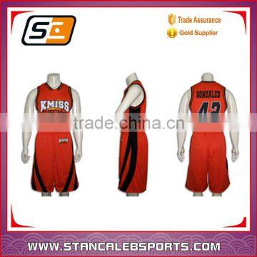 Stan Caleb 2016 latest mesh dry fit sublimation basketball uniforms