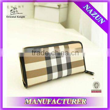 2015 lady leather fashion wallet and purse in china