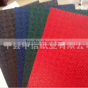 CBRL Leatherette Paper PVC coated Paper