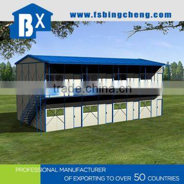 economic environmental light steel frame prefab house for sale