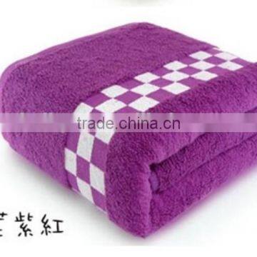 High Quality Purple Spiral Bath Towel Home Luxury Toilet Towel