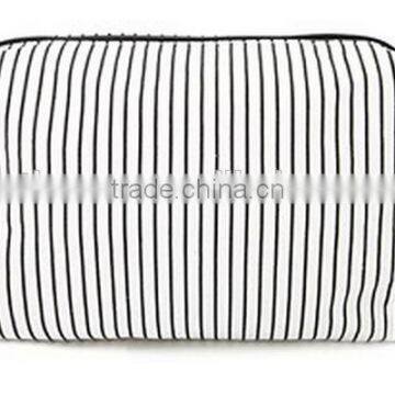 Fashion Strips Canvas Cosmetic Bag photo-5