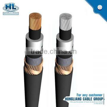 medium voltage 5kv,15kv Copper/Aluminium 150mm2 Concentric Cable