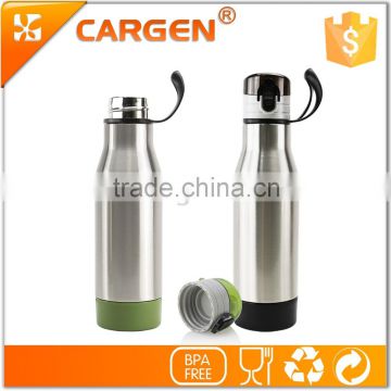 400ml school flip lid vacuum stainless steel tea bottle