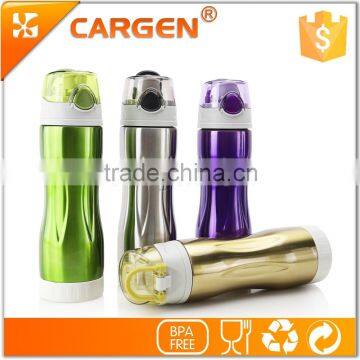 Curved Shape Insulated Sport Stainless Steel Water Bottle photo-4