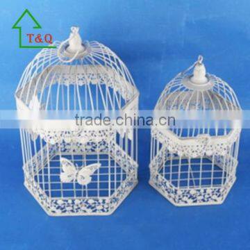 cheap wholesale decorative bird cage accessories in white