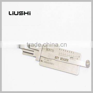 Locksmith tool HON70 car Door locks Pick 2-in-1 tool lishi decoder lishi 2 in 1locksmith tools