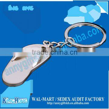 2015 wholesale china supplier slipper shape unusual beautiful keyring