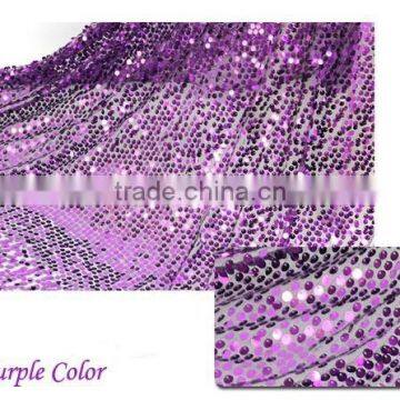 30*250cm Purple Sequins Fabric Table Runners