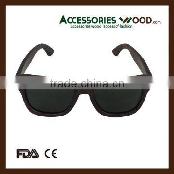 wholesale Polarized wood sunglasses with custom logo