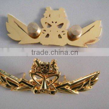 metal uniform pin, souvenir pin badge , metal craft, aviation badge, law enforcement badge