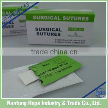 Disposable Sterile Surgical Nylon Monofilament Suture With Needle photo-1