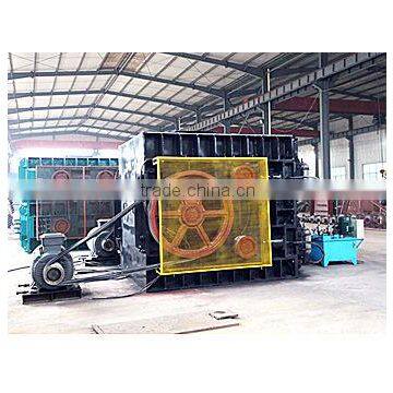 three roller crushing machinery for solid raw materials fine crushing
