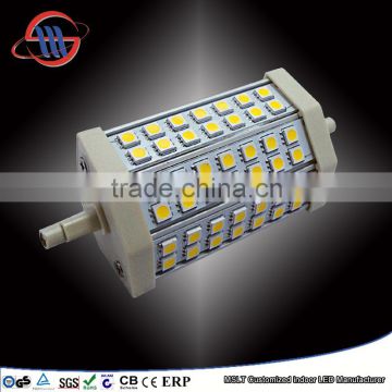 Haining Mingshuai LED bulb R7S LED ceramic flood light 78mm 5050 SMD 7W linear dimmable replace J78 halogen Lamp