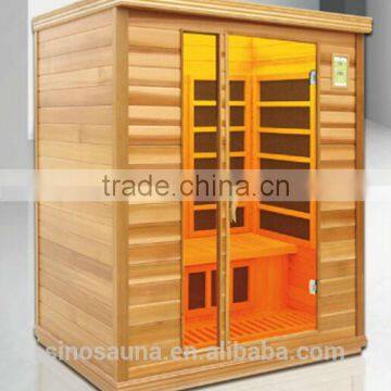 Europe Design Low EMF Carbon Infrared Wood Sauna with FSC Wood for Family Health Care(CE/RoHS)