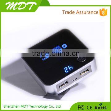 2016 Square Power Bank Magic Cube 7800mah Portable With Mirror for Cellphone Business Gift