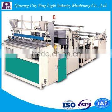 1760mm Semi-automatic Toilet Tissue Paper Rewinding Machine