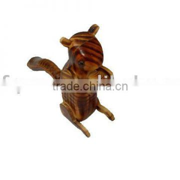 Wooden squirrel for decoration,animal toy