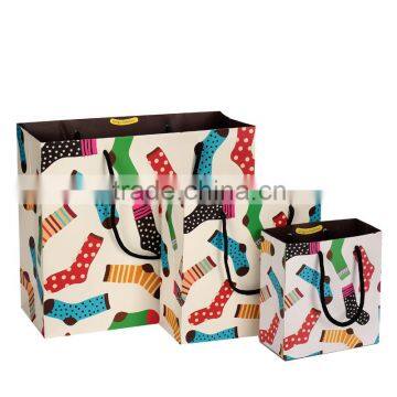 Accept Custom Order Shoes packaging paper bag apparel packaging bag