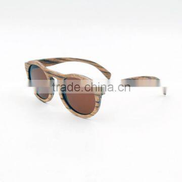 Customized Zebra wood Sunglases Wholesale