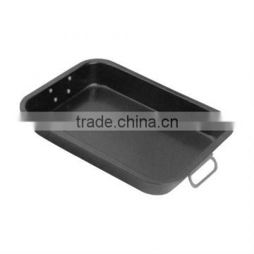 Carbon steel turkey roaster pan