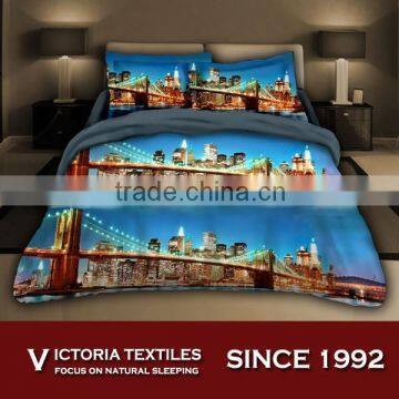 super soft 3d printed microfiber bedding comforter cover sets 4 pieces bedding sets